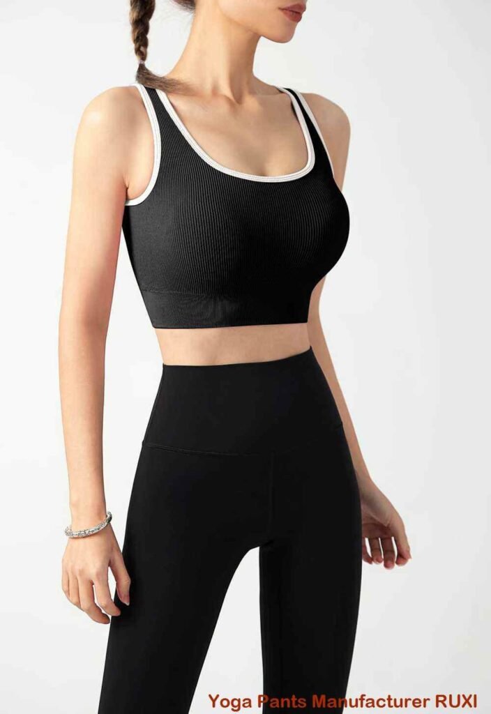 Bright Orange Sports Bra for Activewear RUXI zn1635