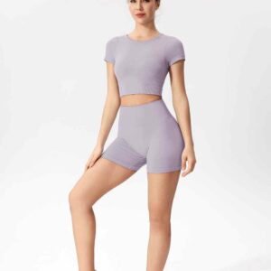 Mens Yoga Tight Stretch Shorts Fitness Apparel RUXI zn3821