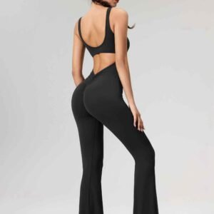 Plus Size Bell Bottom Stretch Leggings RUXI zn675