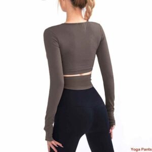 High Waist Yoga Shorts 5 Inch Inseam RUXI zn3948