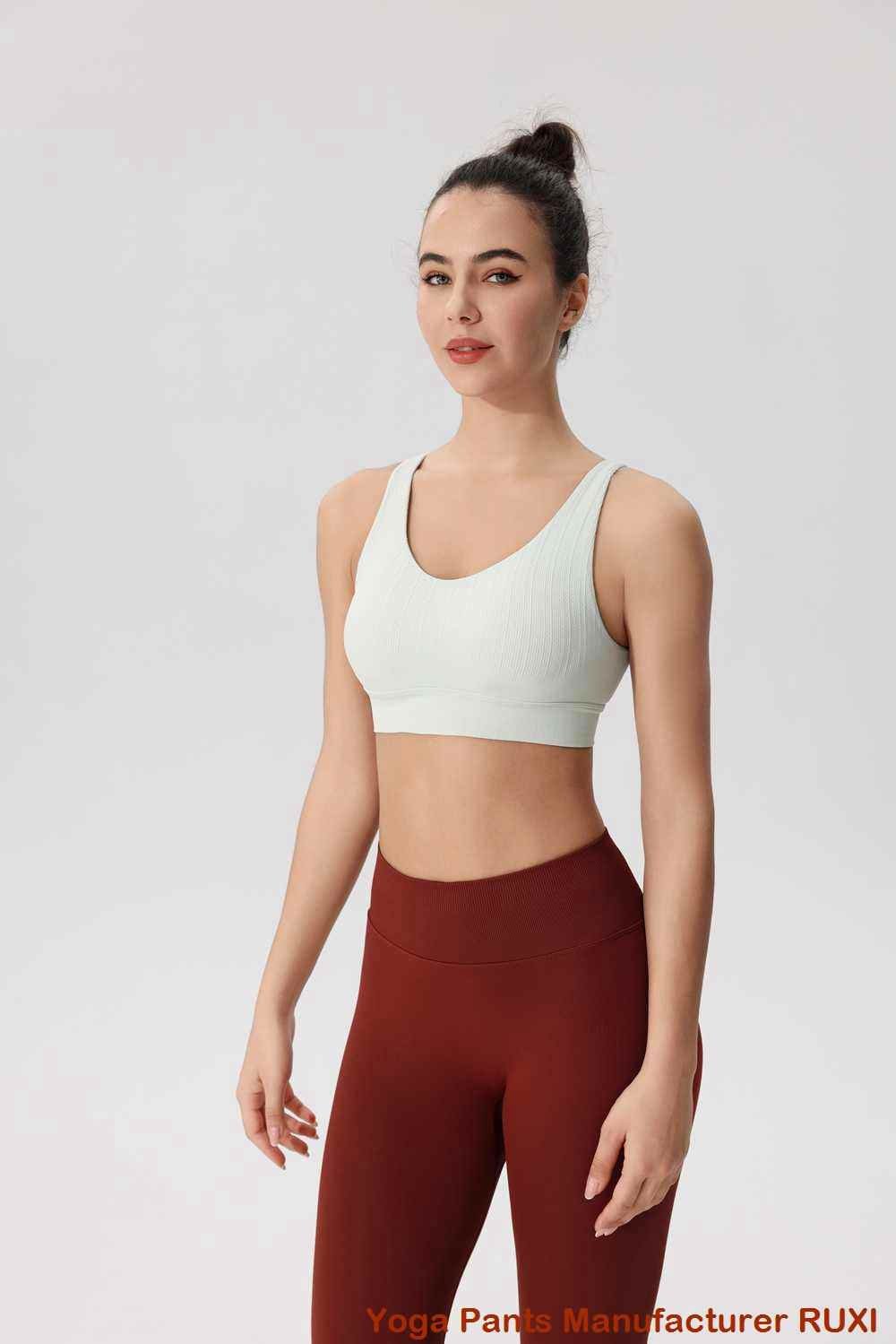 Womens Seamless Crossover High Waist Leggings RUXI zn693
