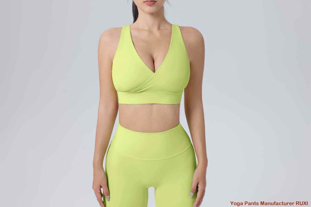 High Neck Halter Sports Bra for Active Wear RUXI zn1739