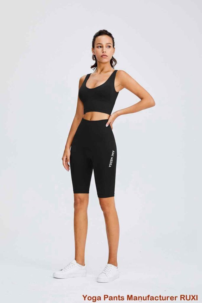 Womens Knee Length Athletic Shorts RUXI zn3065