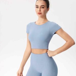 Comfortable Yoga Pants with Zipper Crotch RUXI zn1016