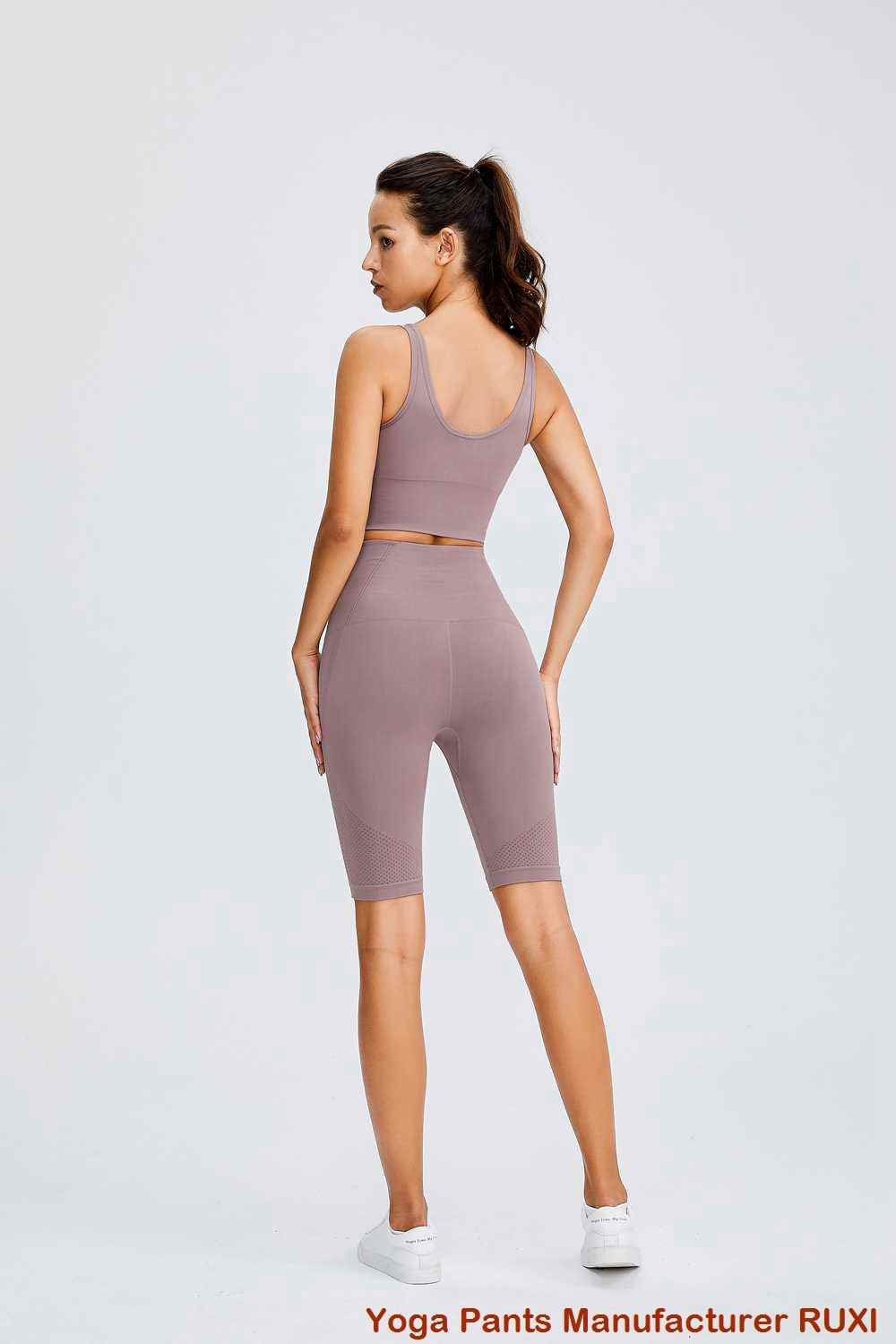 Breathable Yoga Pants with Cutout Design RUXI zn1031
