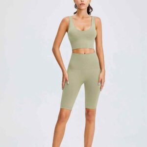 Comfort Fit Yoga Short Pants for Active Women RUXI zn3853