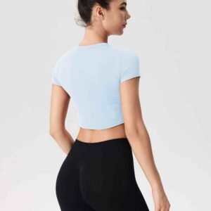Ladies Black Gym Workout Shorts RUXI zn3181
