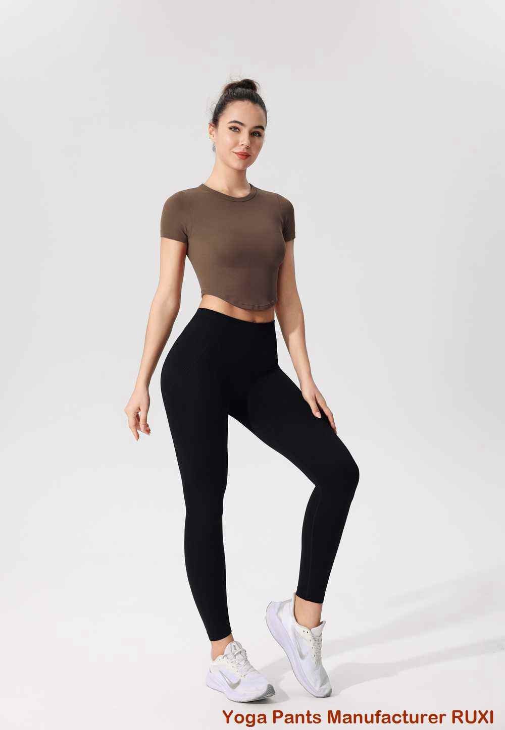 Comfortable Ladies Short Gym Tights RUXI zn3429