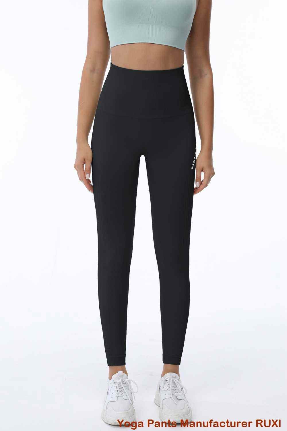 High Waist Running Leggings with Side Pockets RUXI zn640