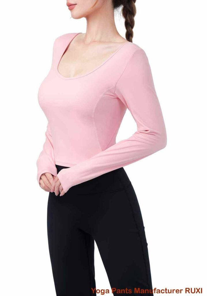 Womens Compression Shorts with Phone Pocket RUXI zn3052