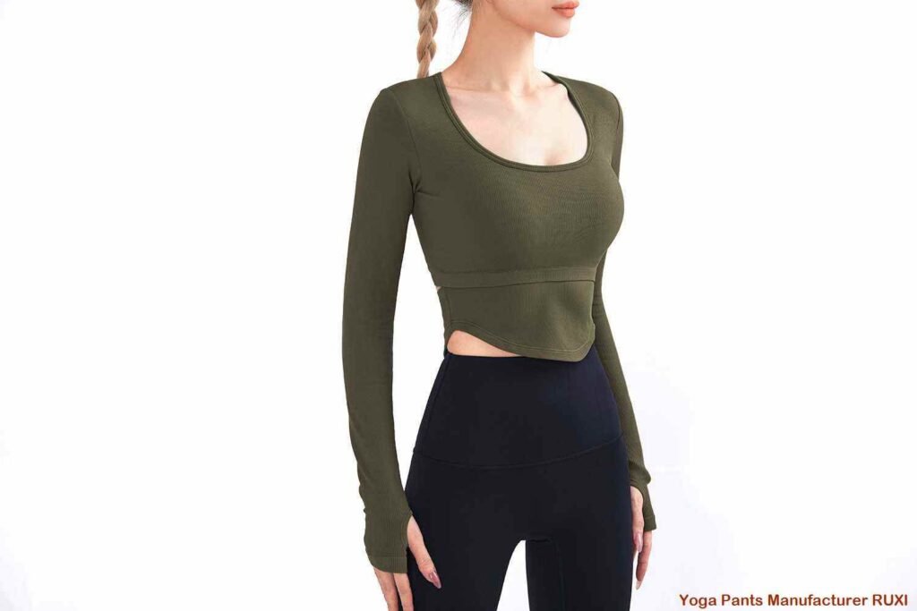 Comfort Fit Keyhole Sports Bra RUXI zn1442