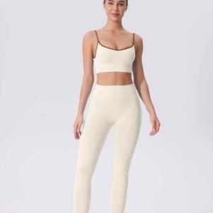 Comfortable Wide Leg Yoga Pants with Pockets RUXI zn436